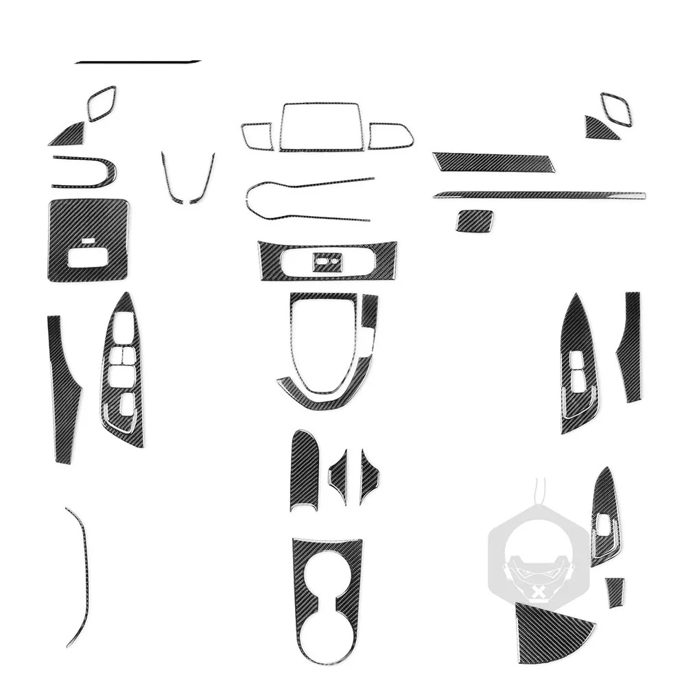 Для Hyundai Veloster JS N 2019-2023 углеродное волокно навигационная радио панель