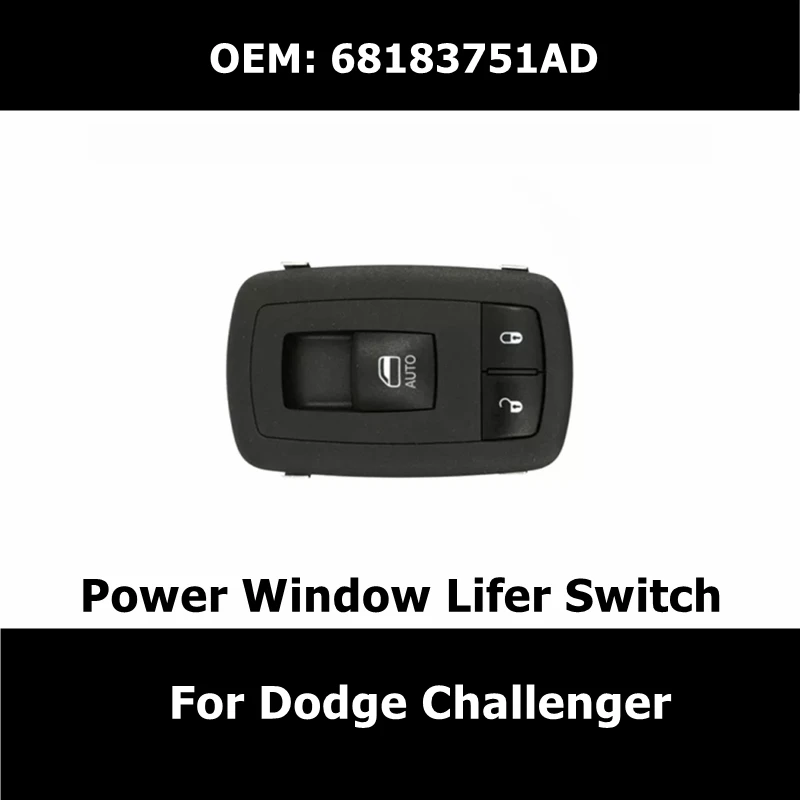 

68183751AD Car Accessories Front Right Door Power Window Lifer Switch For Dodge Challenger
