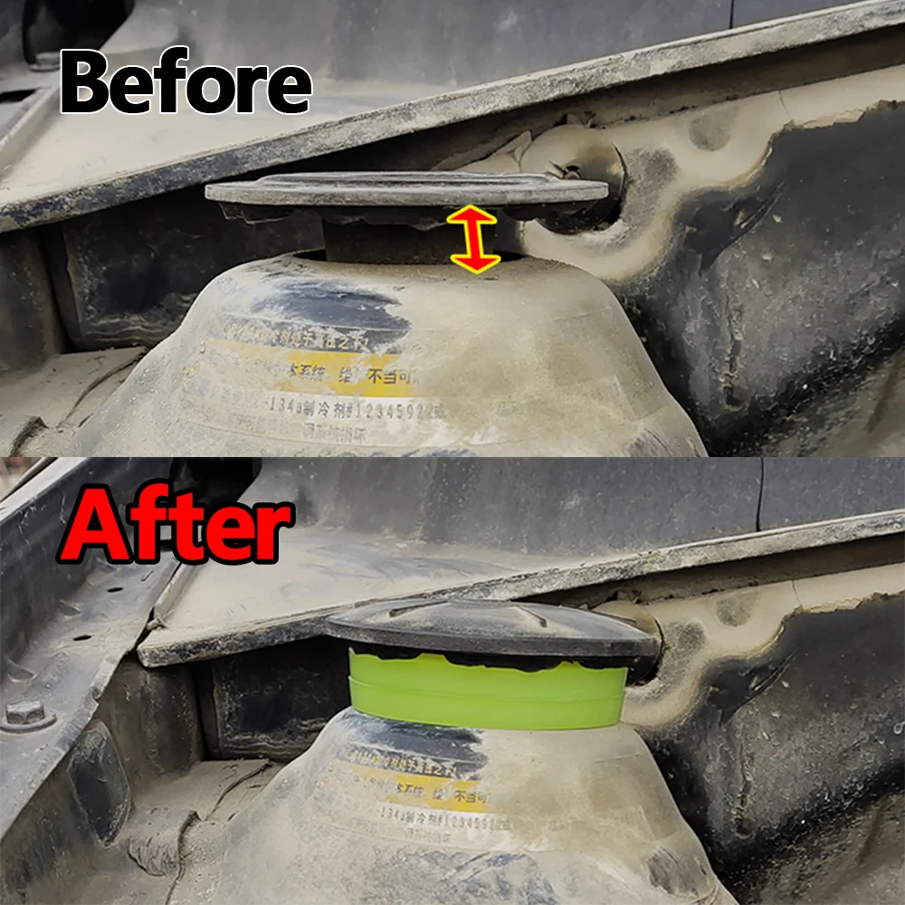 Universal Suspension Shock-Absorbing Rubber Ring Bushing Bearing Washer For Front Strut Top Mount Tower Gap Fix Noise Over Bumps