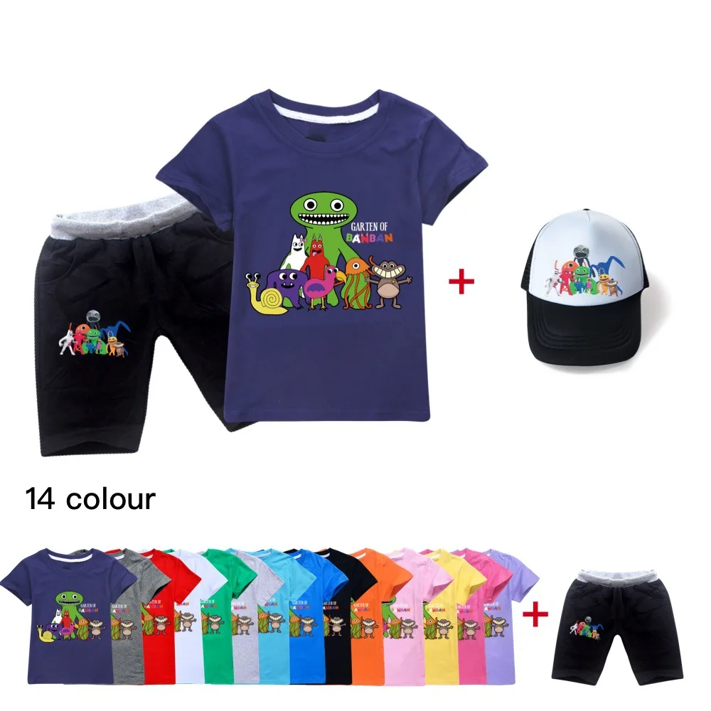 

Summer Korea Baby Boys Suit Garden of Banban Tees T shirts+Loose Shorts Girls 2Pcs Casual Teenage Sets Toddler Clothes