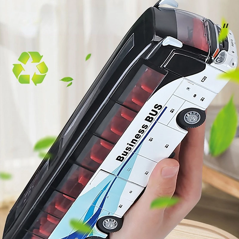 Имитация литая модель автомобиля 1/50 из сплава бизнес-автобуса роскошная