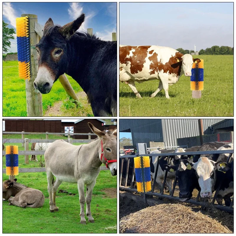 Пластиковые когтеточки для животных щетка коровьей тела массажный инструмент