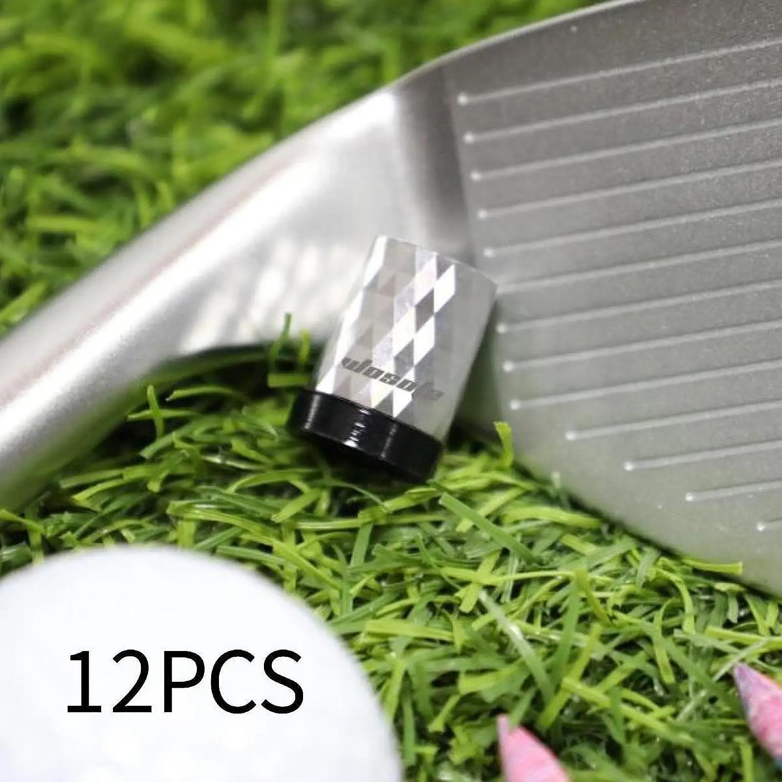 12Pcs Golf Ferrules End Caps Lightweight for Iron Wedge Club Parts Covers Taper Tip Adapter Men Women Golfer Outdoor