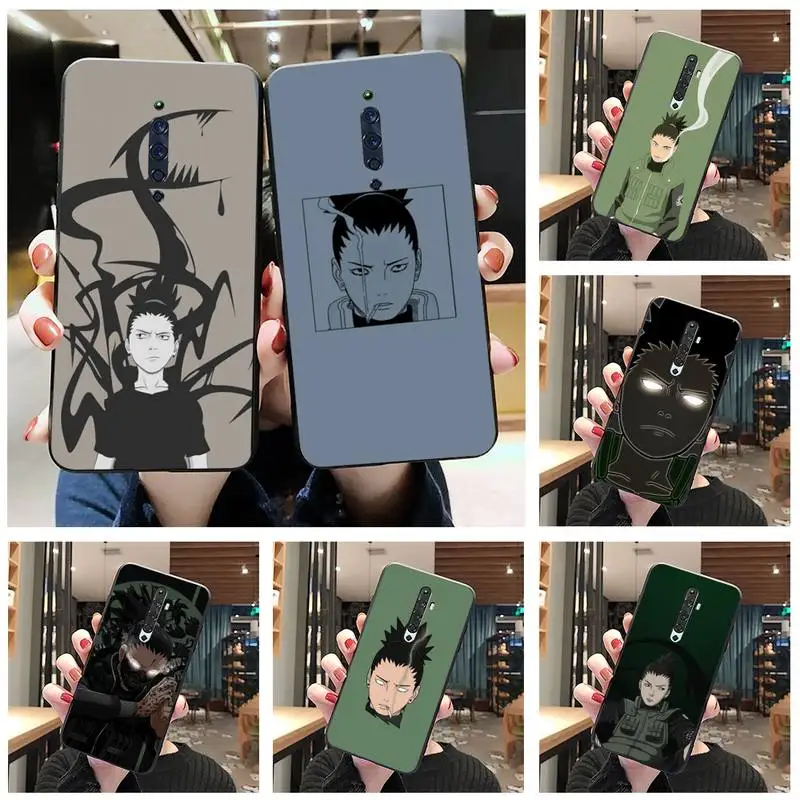 

Naruto Shikamaru Phone Case For Oppo A5 A9 2020 Reno2 z Renoace 3pro A73S A71 F11