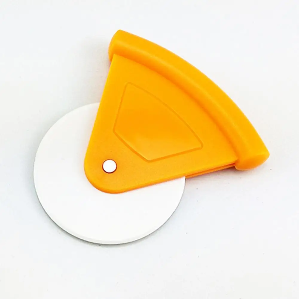 

Plastic Portable Pizza Cutter Round Shape Cake Bread Knife Cutting Baking Tool