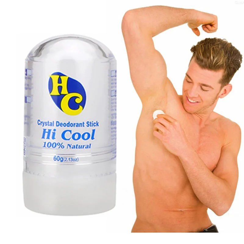 

100% Natural Antiperspirant Deodorants Stick Antiperspirants Alum Crystal Deodorant Stick Underarm Removal 60g