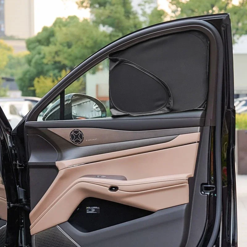 Фото Для BYD DENZA N7 2023-настоящее время автомобиля, черное окно, солнцезащитный козырек, автоматический анти-УФ-тепляционный защитный чехол, аксессуар для интерьера №1