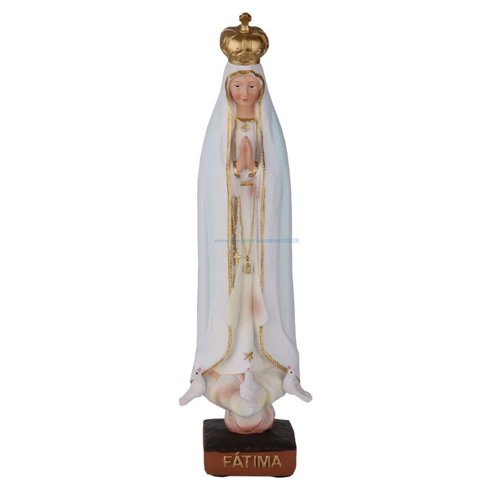 

Статуя нашей леди Фатимы, Религиозная католическая скульптура, украшение, церковные сувениры, подарок, 21 см, 8 дюймов, Новинка