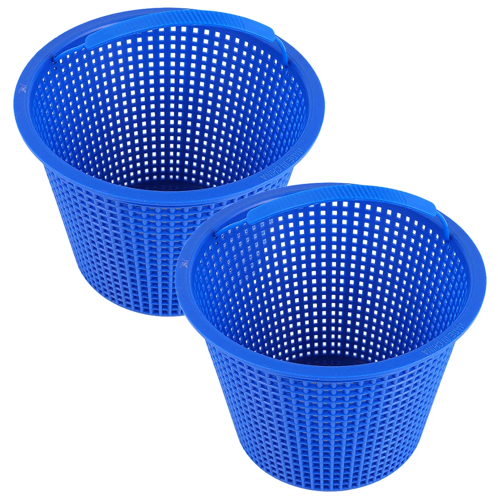 

2 Pcs Pool Litter Filter Basket Plastic Swimming Pools Pump Baskets Accessory Garbage