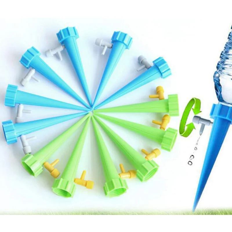 

1/6/12Pcs Auto Drip Irrigation Watering System Automatic Watering Spike for Plants Flower Indoor Household Waterers Bottle