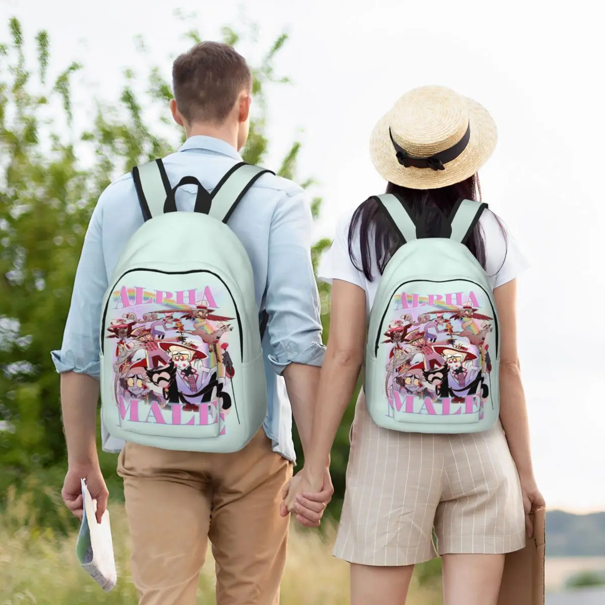 Винтажный Мужской рюкзак Альфа для подростков легкий студенческий походный