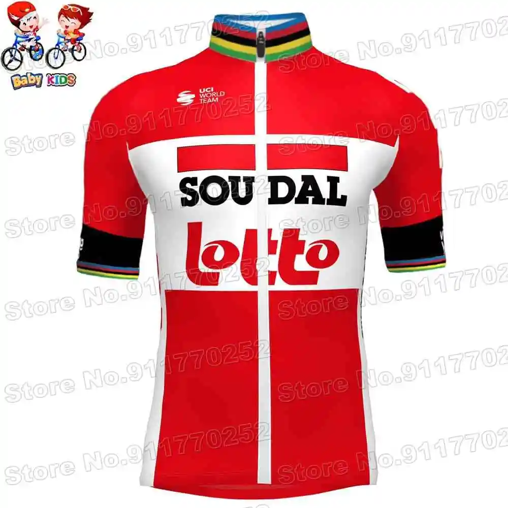 2022 детская команда LOTTO SOUDAL одежда для велоспорта мальчиков и девочек комплект из
