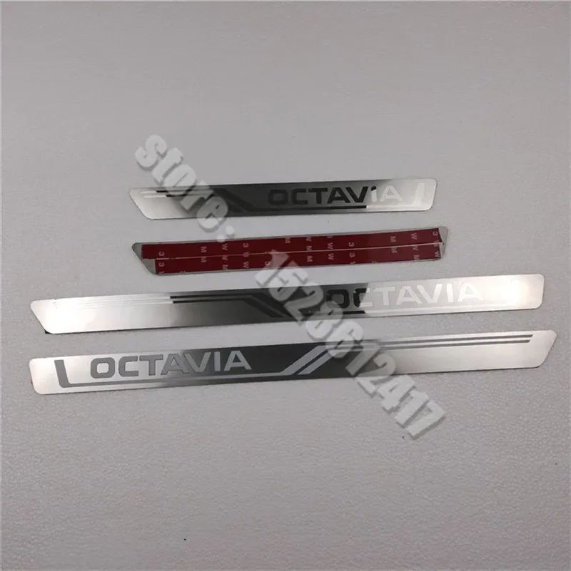 Автомобильные аксессуары для Skoda Octavia a7 a9 2015- 2020 Накладка на порог защитная