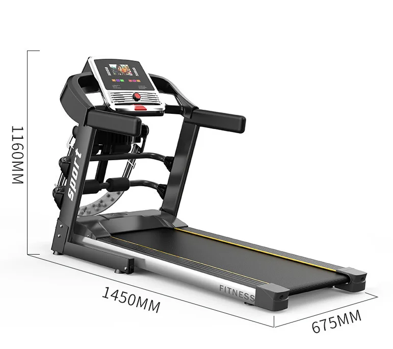 

Home fitness small multifunctional electric folding treadmill For Adult