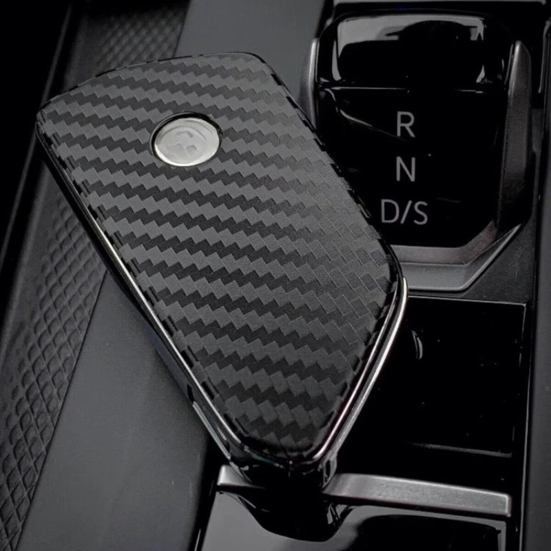 Фото Для Volkswagen Golf 8 ID4CROZZ ID6X ID3 Talagon Atlas Teramont наклейка на ключ из углеродного волокна, декоративная наклейка для автомобиля, чехол для ключа автомобиля №4