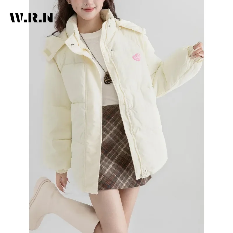 Женские повседневные парки с капюшоном для девочек зима 2024 верхняя одежда