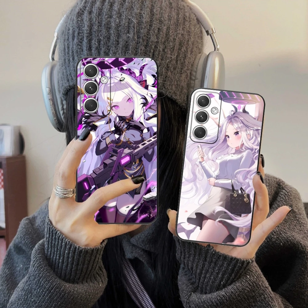 Синий архив Hina Чехол для мобильного телефона Samsung Galaxy S24 S23 S22 S21 S20 S10 S9 Plus FE ультра