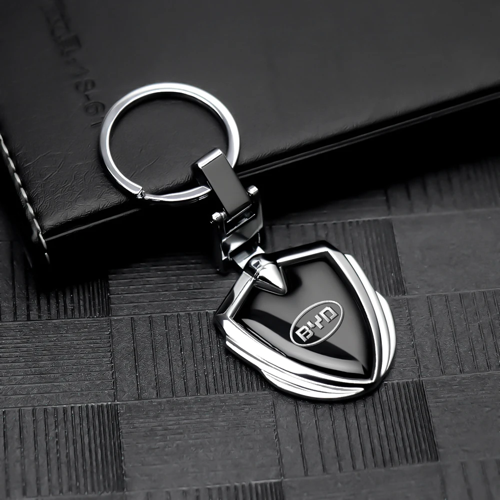 

Car Badges Keychain Key Chain Rings Keyring Men Women Auto Accessories For BYD F3 E6 Yuan Plus Atto F0 G3 I3 Ea1 Song Max Tang