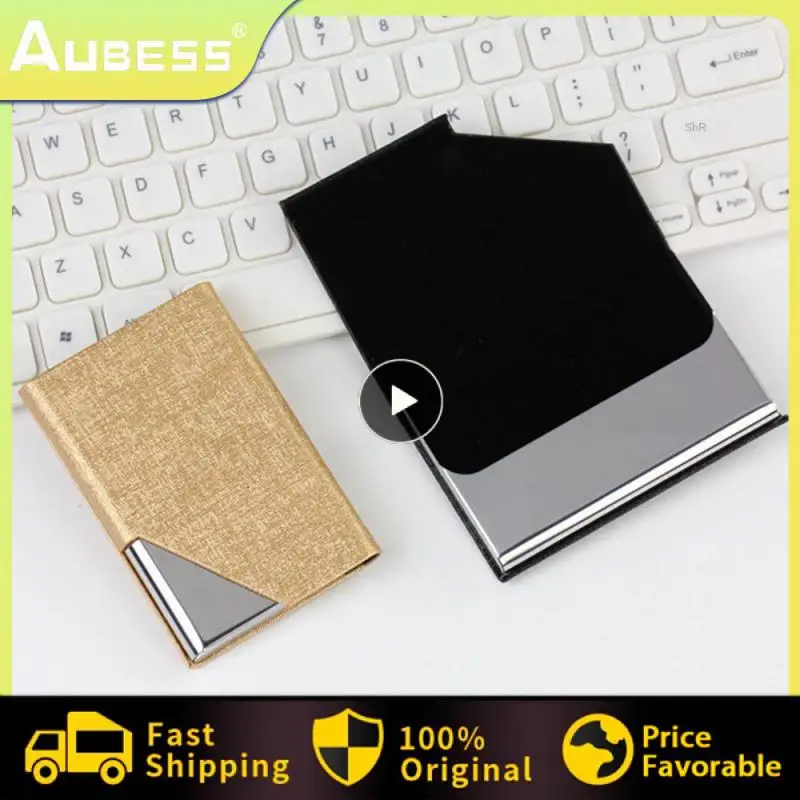 

Small Volume And Fashionable Business Card Holder Credit Card Case Can Be Carried With You Stainless Steel Storage Box Non-toxic