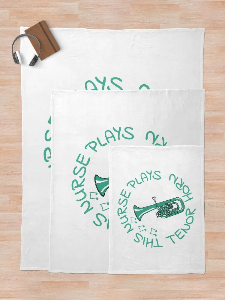 Эта медсестра играет тенорский рог рогост латунное одеяло для музыканта одеяла и