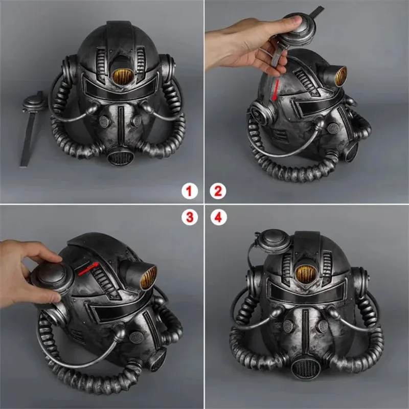 NewGame Power Armor Костюмы и реквизит Шлем ручной работы для взрослых Хэллоуин Косплей Propb; 3 s, 6.e; (art.: 3920d28024bc3) - 3920d28024bc3