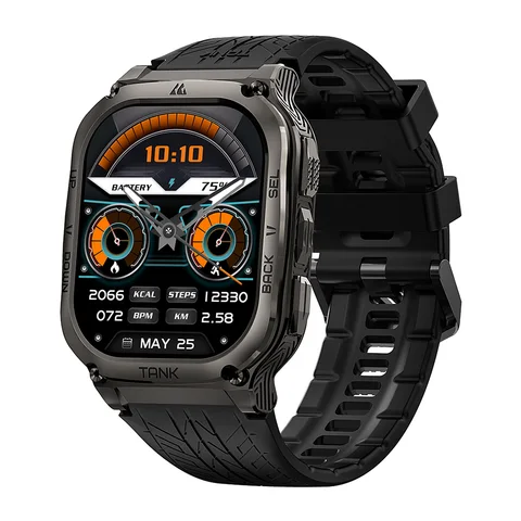 2024 оригинальные Смарт-часы KOSPET TANK M3 для мужчин и женщин Смарт-часы для женщин 480 мАч Цифровой Фитнес-браслет AMOLED AOD Bluetooth водонепроницаемые часы