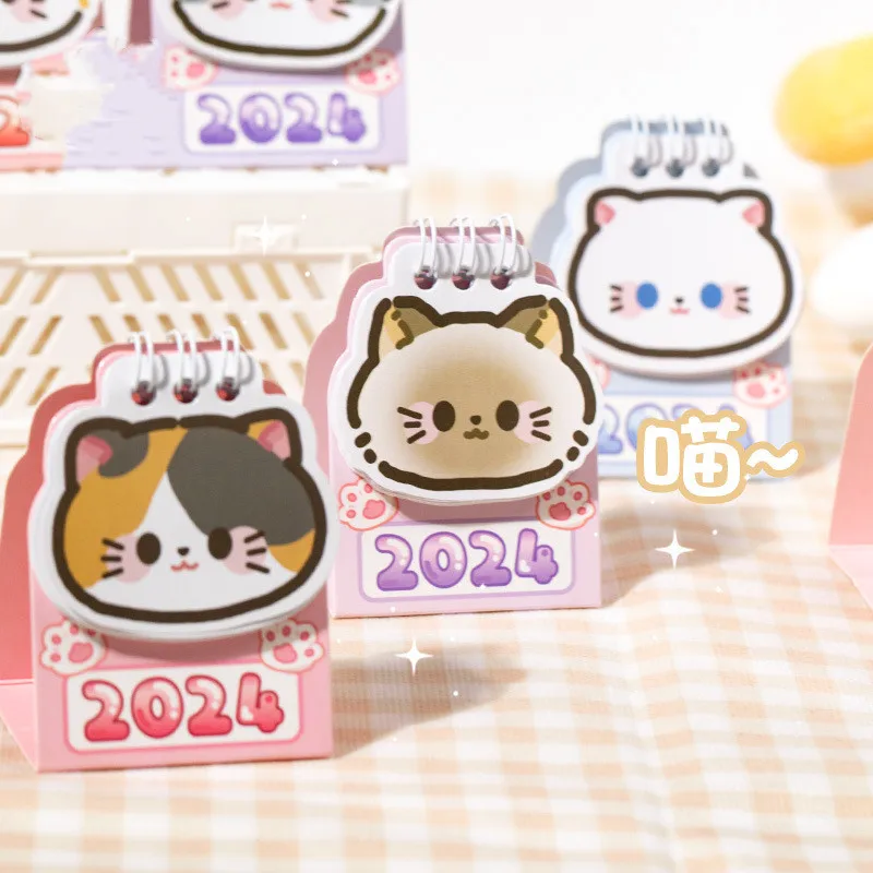 

1 шт., детский календарь с мультяшным котом