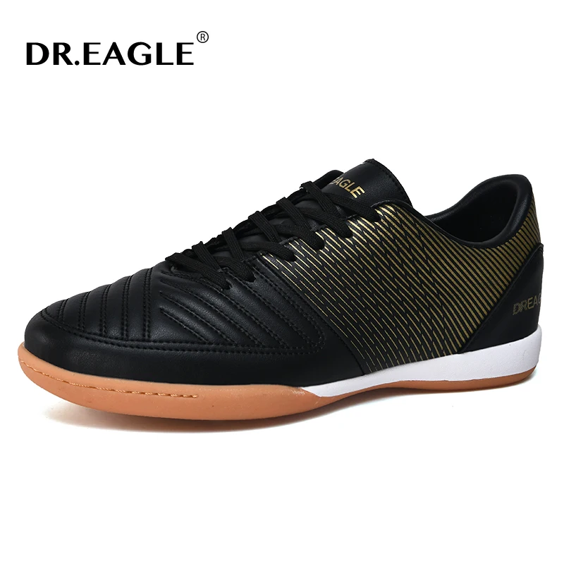 DR.EAGLE Men Indoor Football Shoes Futsal Beef Tendon Bottom Men Professional Non Slip Soccer Shoes IC Football Shoes Cleats