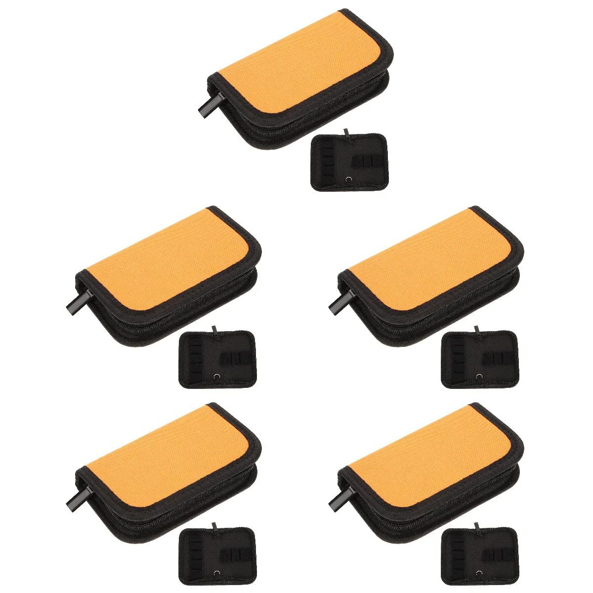 

5pcs Flash Drive Case Canvas Electronic Organizer Usb Flash Drive Case
