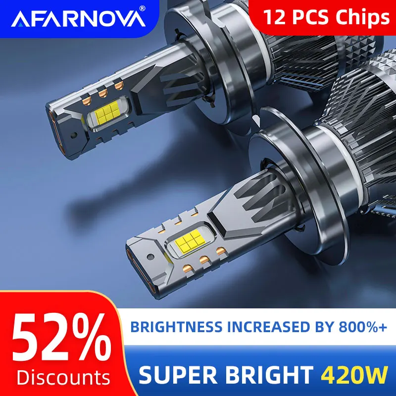 

Upgraded Car Lights HB3 HB4 9005 9006 H1 H7 H4 H11 H8 H9 Bulb Canbus Led Lamp CSP 3570 Power Car Headlight Light 160000LM 420W