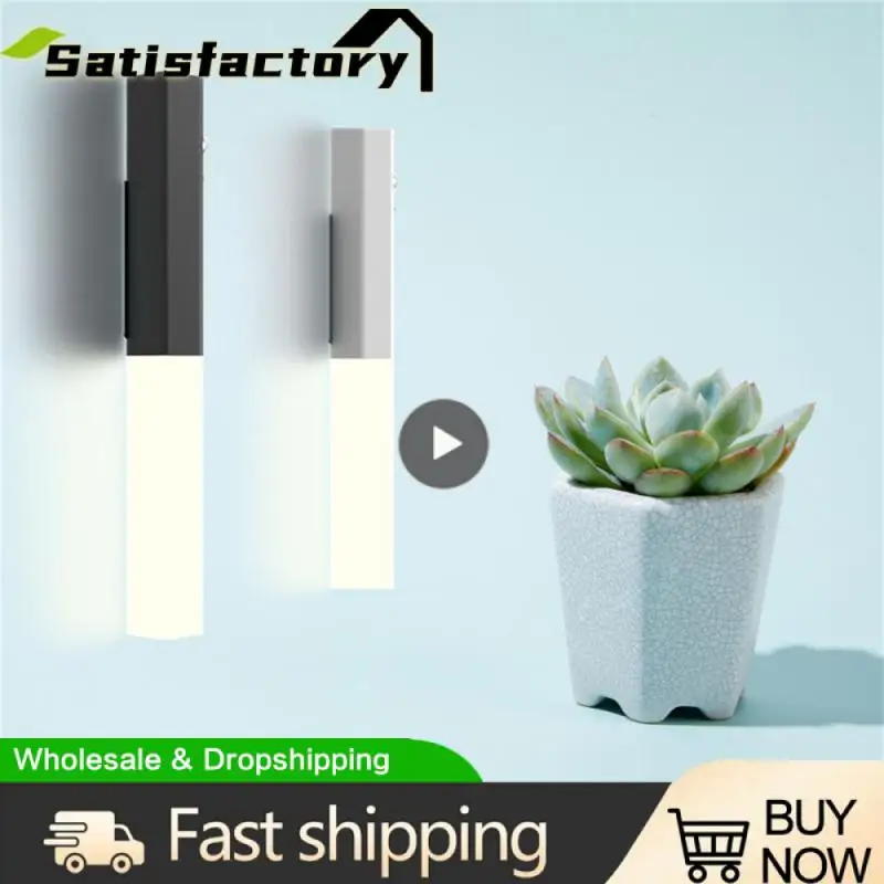 

Rechargeable Automatic Sensing Lamp Creative Night Light Magnetic Suction Intelligent Wall Light Gateway Cabinet Usb Charging