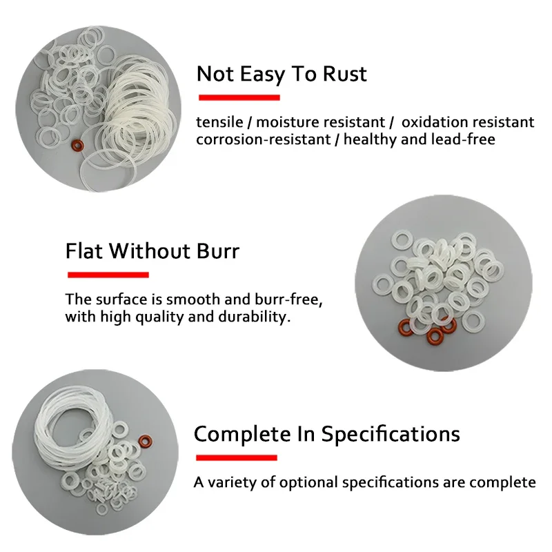 Уплотнительное кольцо VMQ 10 шт. уплотнительная прокладка толщина CS 4 мм внешний
