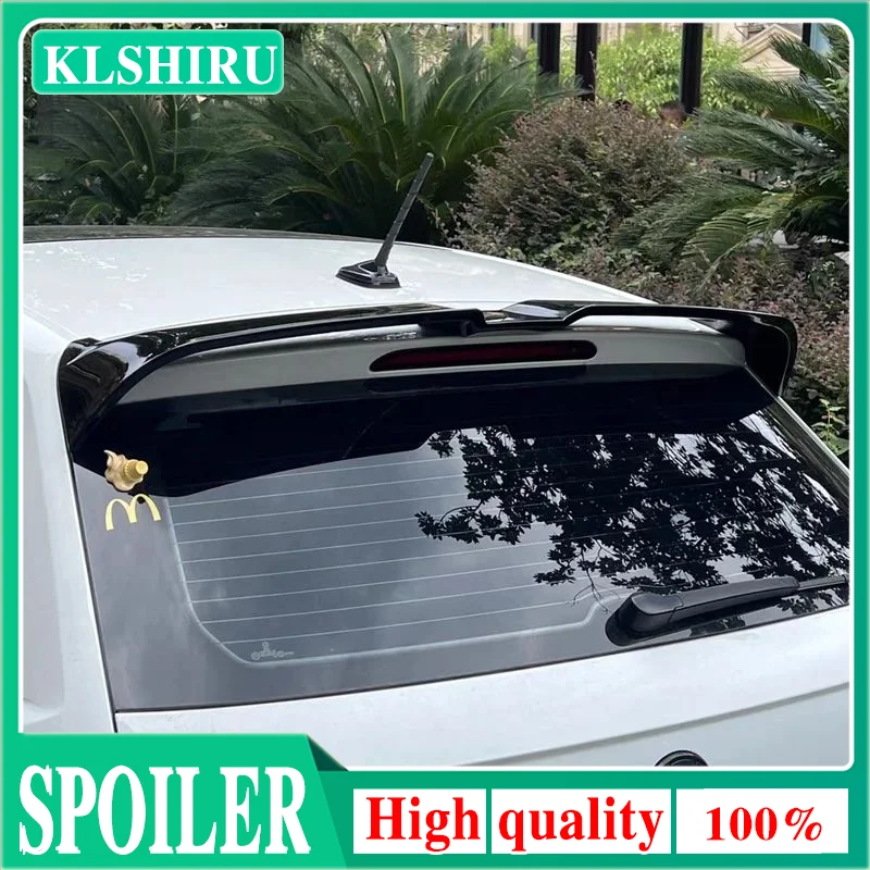 

Для Volkswagen VW 2019 2020 2021 2022, новая модель Polo Plus, спойлер из углеродного волокна или глянцевый черный ABS, заднее крыло