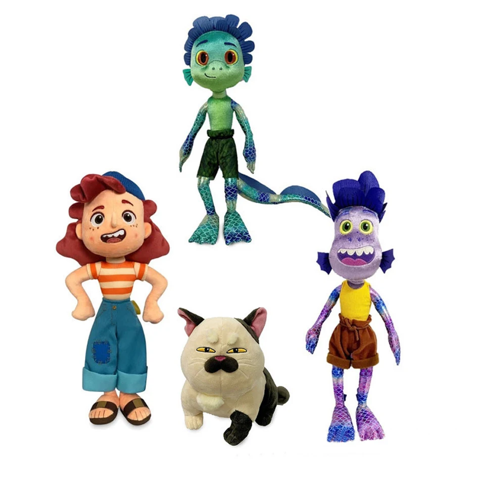 

Disney Pixar Movie Luca Alberto Sea Monster Plush Toy 17-43cm Cartoon Cat Purple Girl Stuffed Toys Christmas Gifts for Children