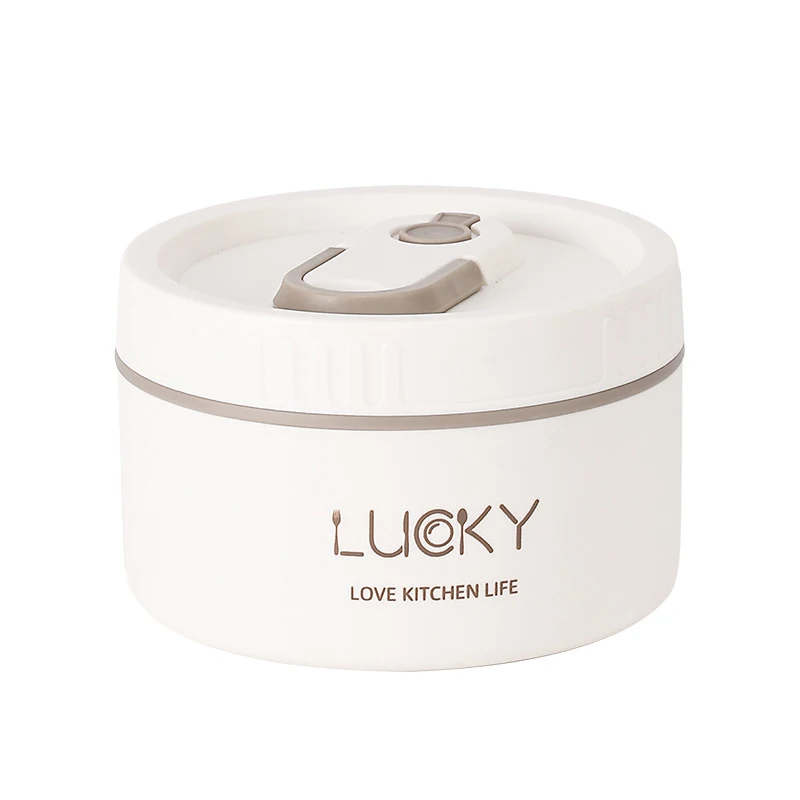 

New Lunch Box Lunch Box Food-grade Insulation 304 Stainless Steel Plastic Microwave Oven Special Heatable Lunch Box Compartment