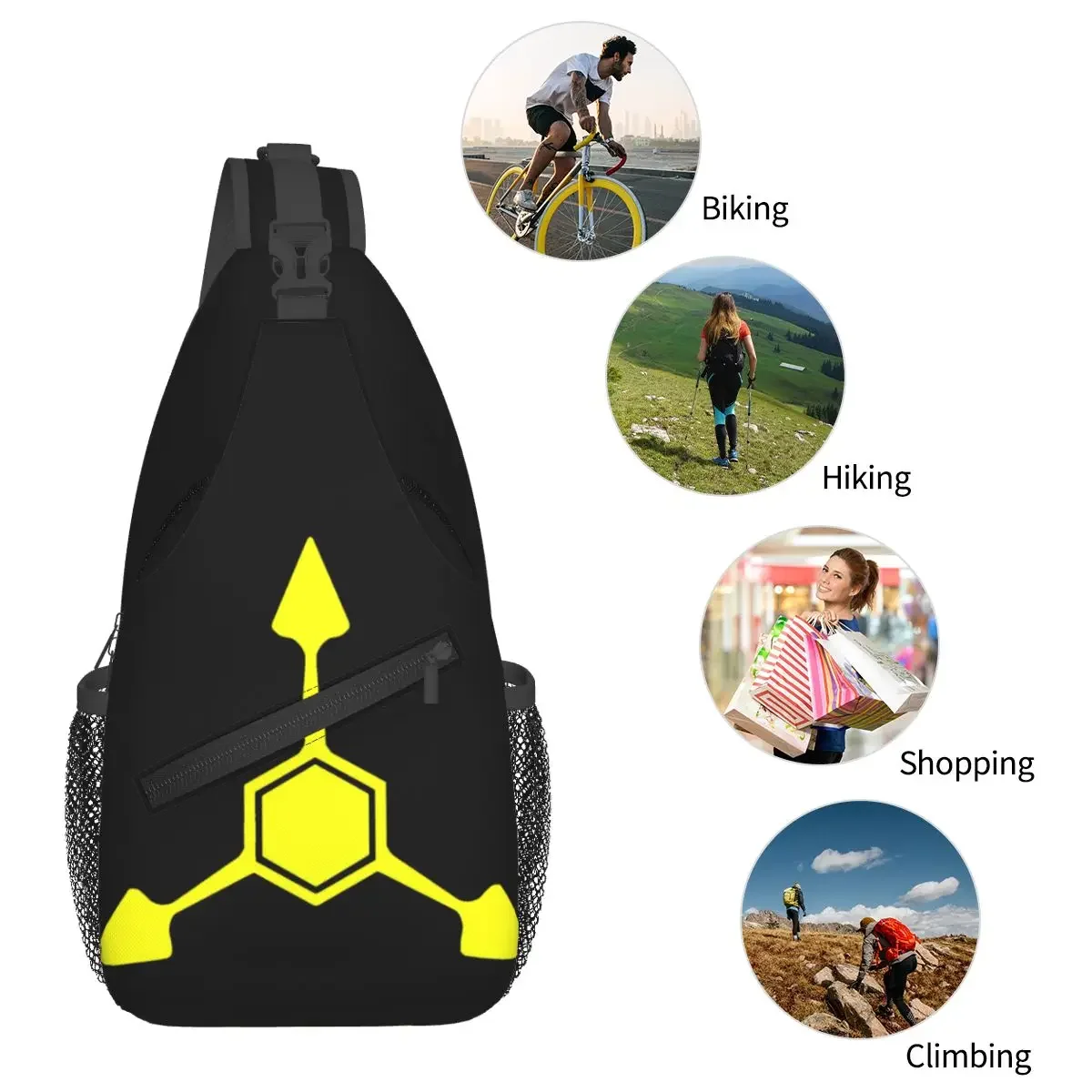 Сумка-слинг из сериала Убийство дронов нагрудный рюкзак через плечо для