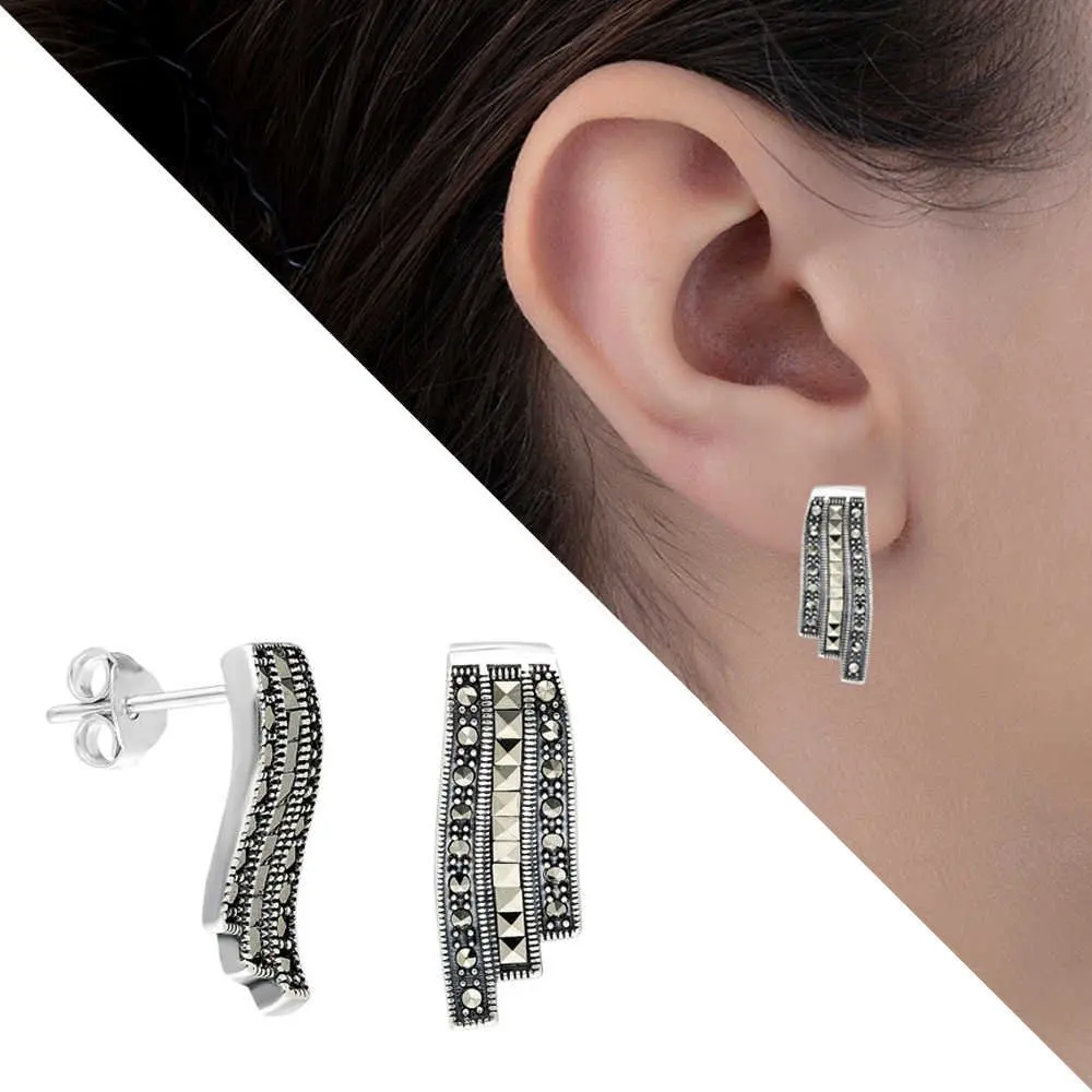 

925 sterling Silver Earrings (model-2)