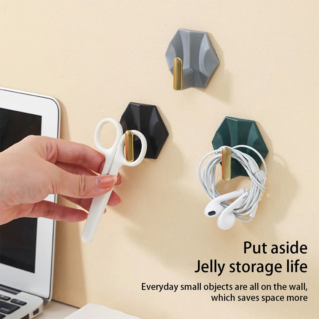 

4 шт., Настенные Пластиковые самоклеящиеся многофункциональные крючки