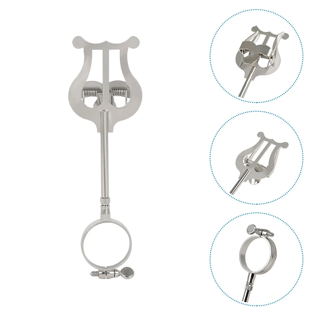 

Clip Clarinet Lyre Clamp Score Holder Book Instrument Sheet Marching Lovers Woodwind Page Cilp Metal Suppliesstand