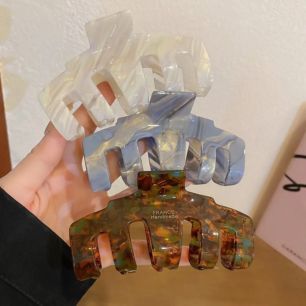 

Korean Acetate Hair Claws For Women Sweet Hair Clips Ins Shark Clip Hairgrips Gifts Party Headwear Vintage Hairpins Headdress