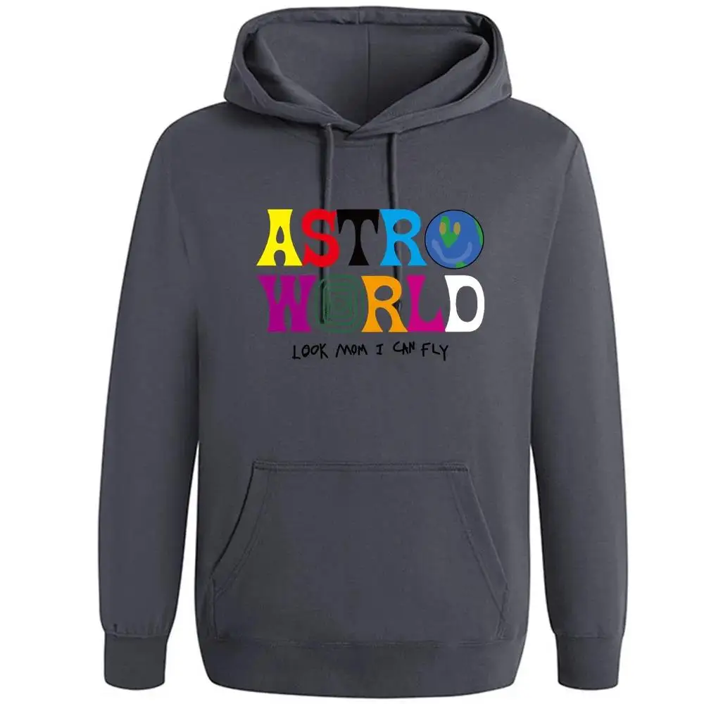 Толстовка Astroworld Для Мужчин И Женщин Повседневная Уличная Одежда С Графическим