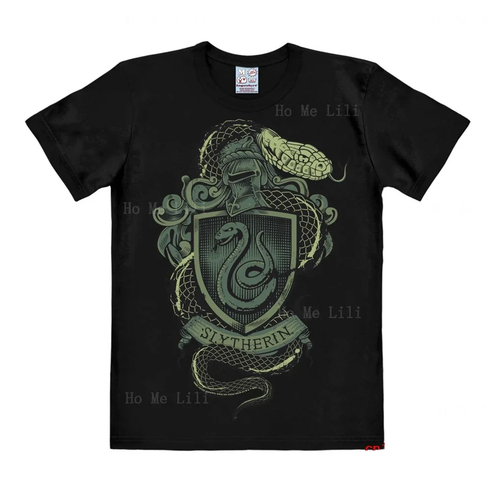 Футболка унисекс с логотипом Snake Emblem Slytherin футболка большого размера
