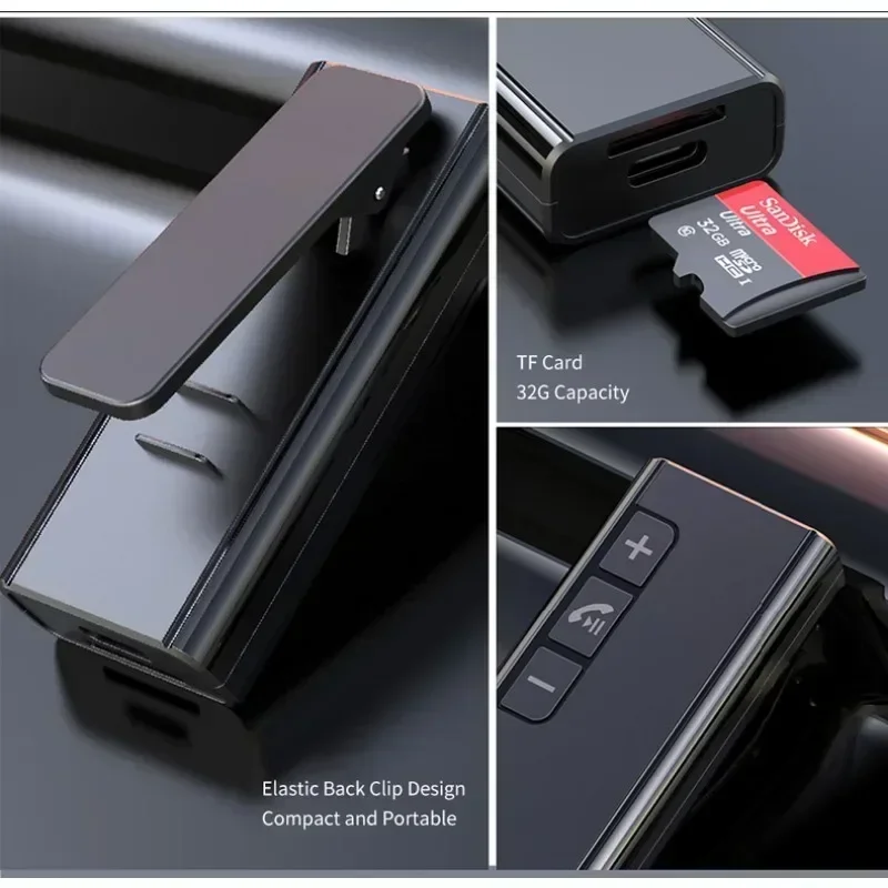 Bluetooth-совместимый приемник Audional с цифровым дисплеем для наушников