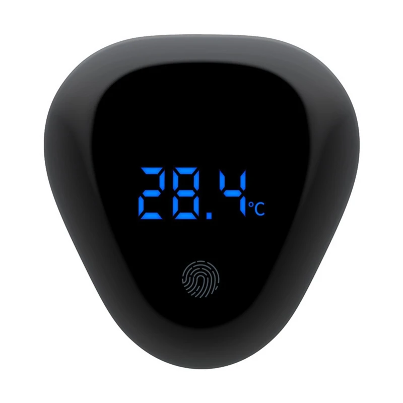 

Aquarium Thermometer Digital Fish Tank Thermometers Large LED Touch Screen Adhere Out of the Tank 0-99.9℃ Temperature Range
