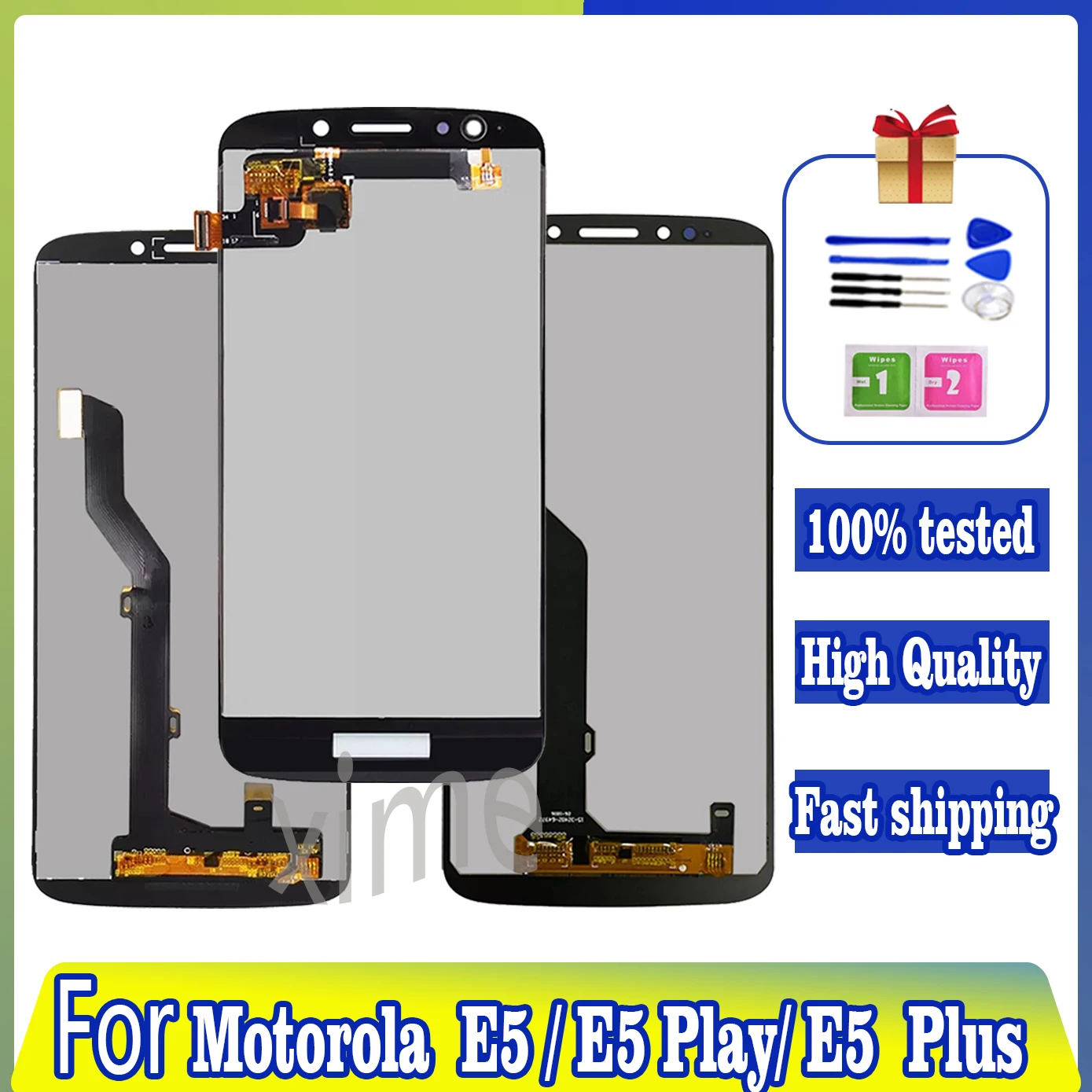 100% Протестировано для Motorola E5 plus xt93 E5 Play XT1920 XT1921 E5 фотосессия для Moto E5 E5 Play E5 Plus ЖК-дисплей Repai