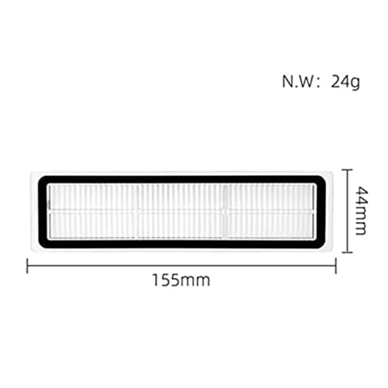 Hepa-фильтр для Xiaomi Mijia 1C 2C Dreame F9 робот-пылесос швабра комплект роликовых щеток