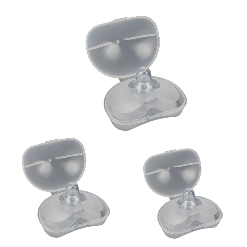 

2pcs Silicone Nipple Protectors Feeding Mothers Nipple Shields Protection Cover