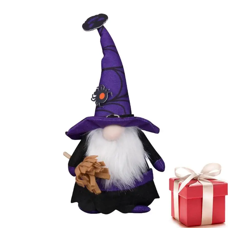 

Halloween Decor Plush Gnome 30cm Beard Figurine Ornament Window Decoration For Home Decor Halloween Party Decor Kids Gift