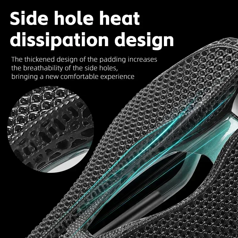 WEST BIKING велосипедное седло из углеродного волокна с 3D принтом 145 мм 155 для