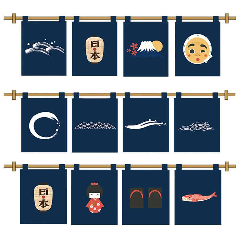 Японский двери Шторы Izakaya Ресторан Кухня декоративный подвесной светильник с